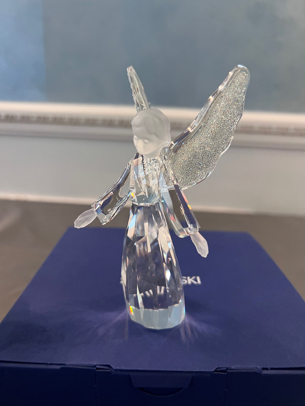 #2- Swarovski Crystal Christmas Angel with Sparkling Wings #946480