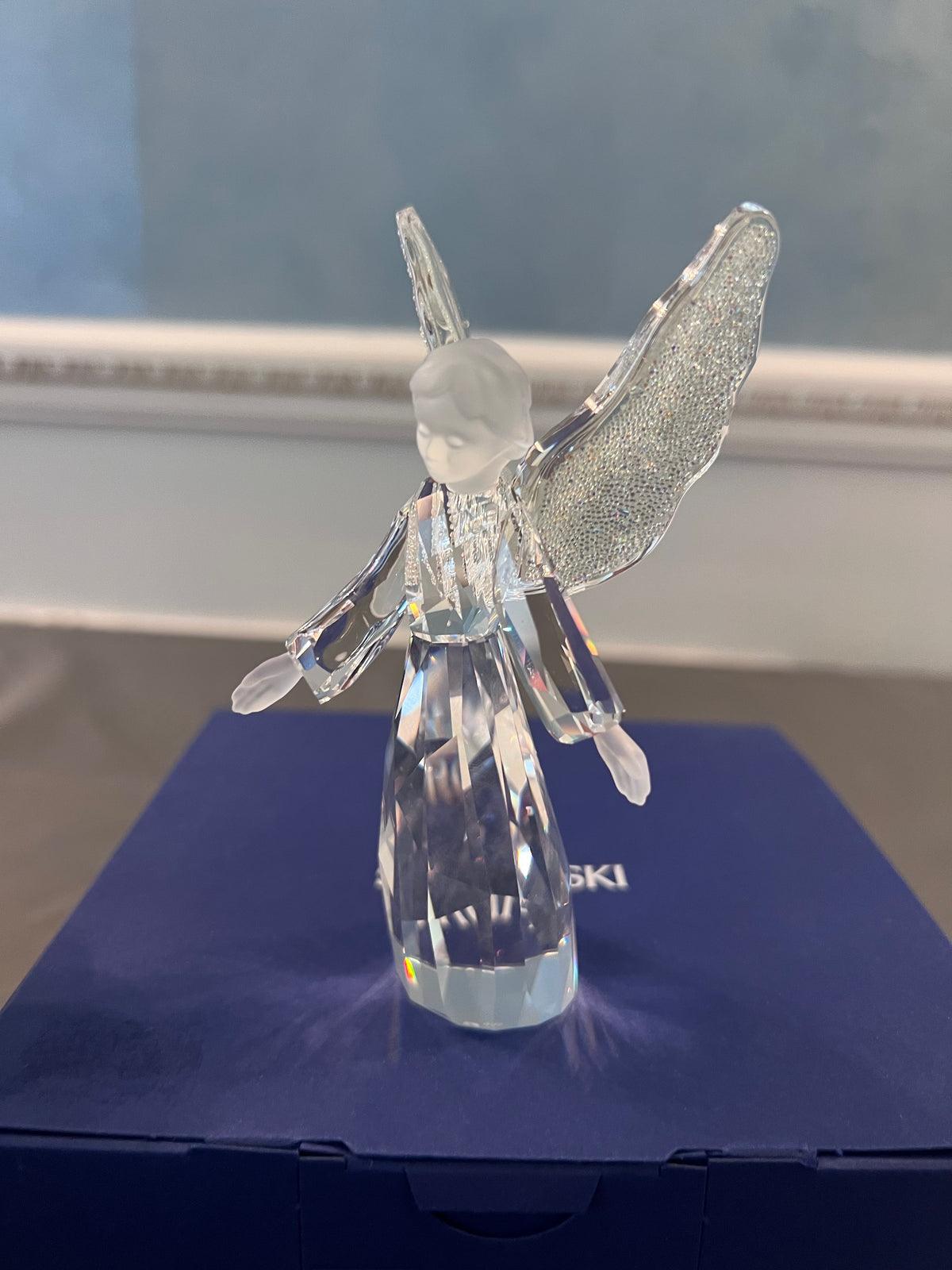 #2- Swarovski Crystal Christmas Angel with Sparkling Wings #946480