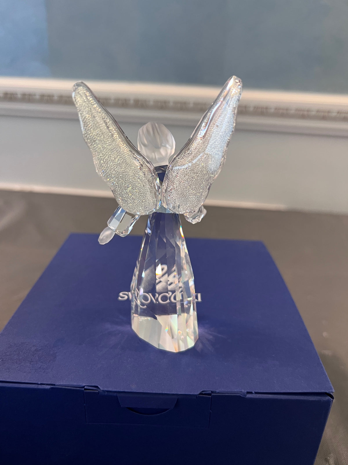 #2- Swarovski Crystal Christmas Angel with Sparkling Wings #946480