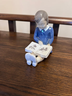 B&G Bing and Grondahl Denmark "First Book" Figurine 2247