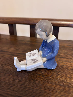 B&G Bing and Grondahl Denmark "First Book" Figurine 2247