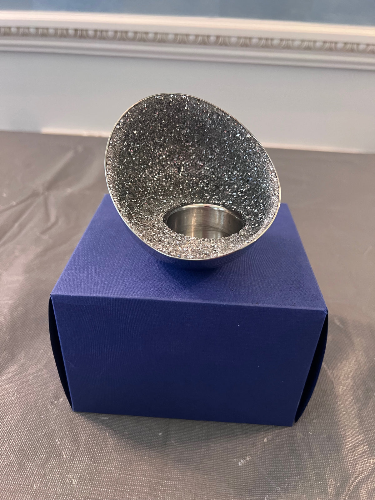 Swarovski Crystal Tea Light- Minera Silver #5265143
