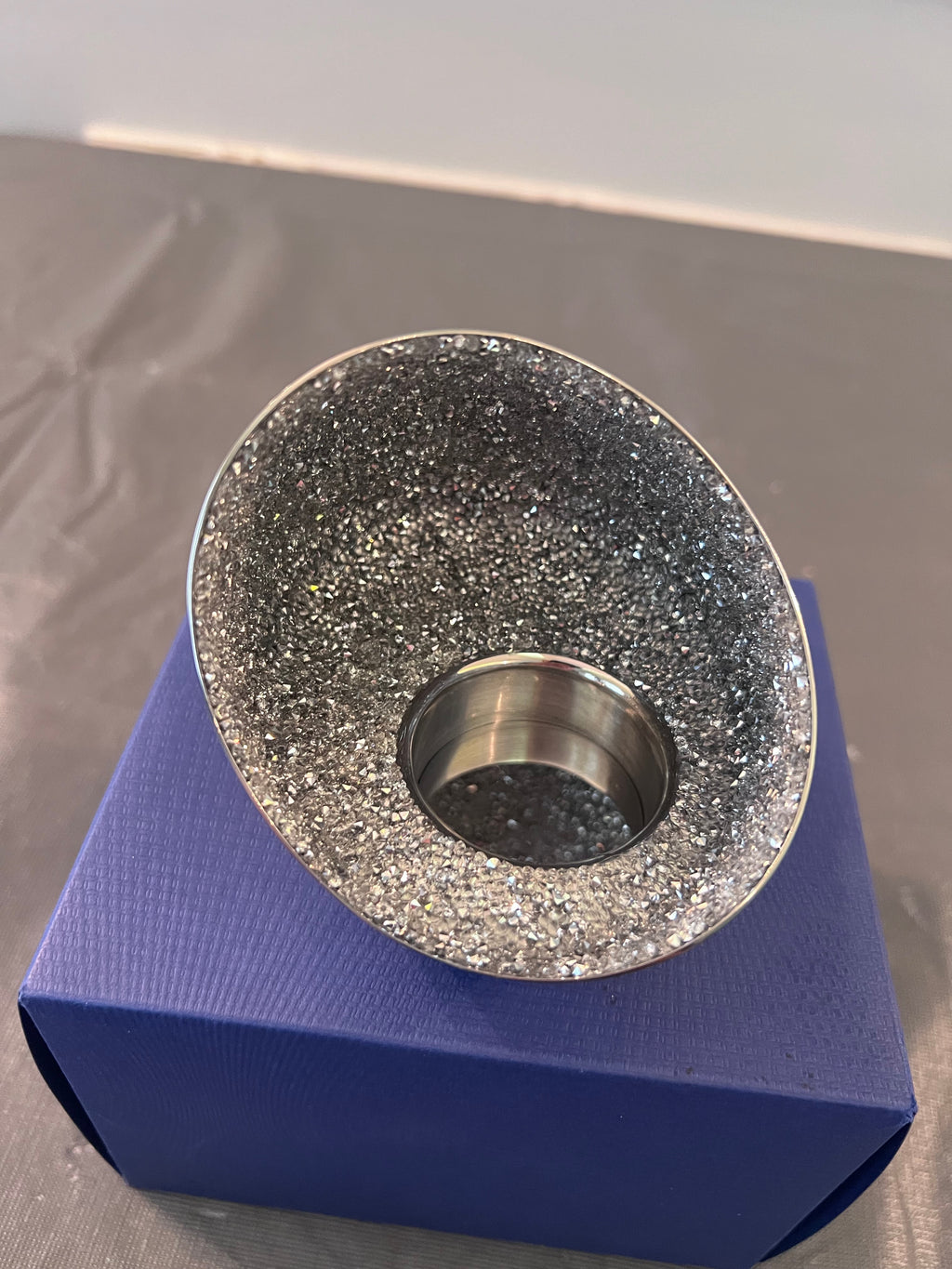 Swarovski Crystal Tea Light- Minera Silver #5265143