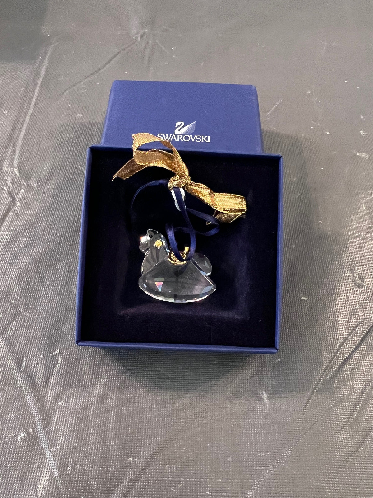 Swarovski Crystal Christmas Rocking Horse Ornament #842759