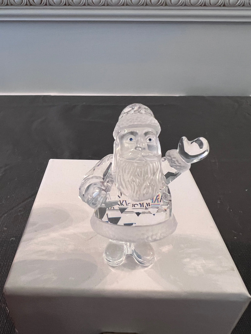 Swarovski Crystal Santa Claus w/ Blue Eyes #221362