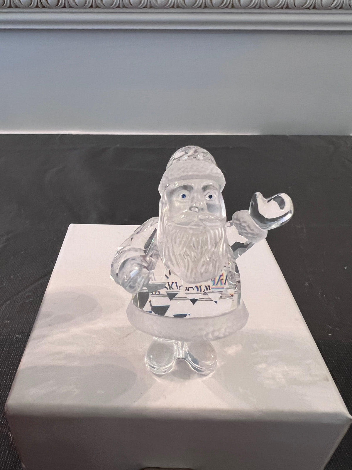 Swarovski Crystal Santa Claus w/ Blue Eyes #221362