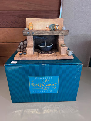 WDCC Walt Disney Classics Collection Snow White The Dwarfs' Hearth, *2 small spoons broke off- (*box and certificate)