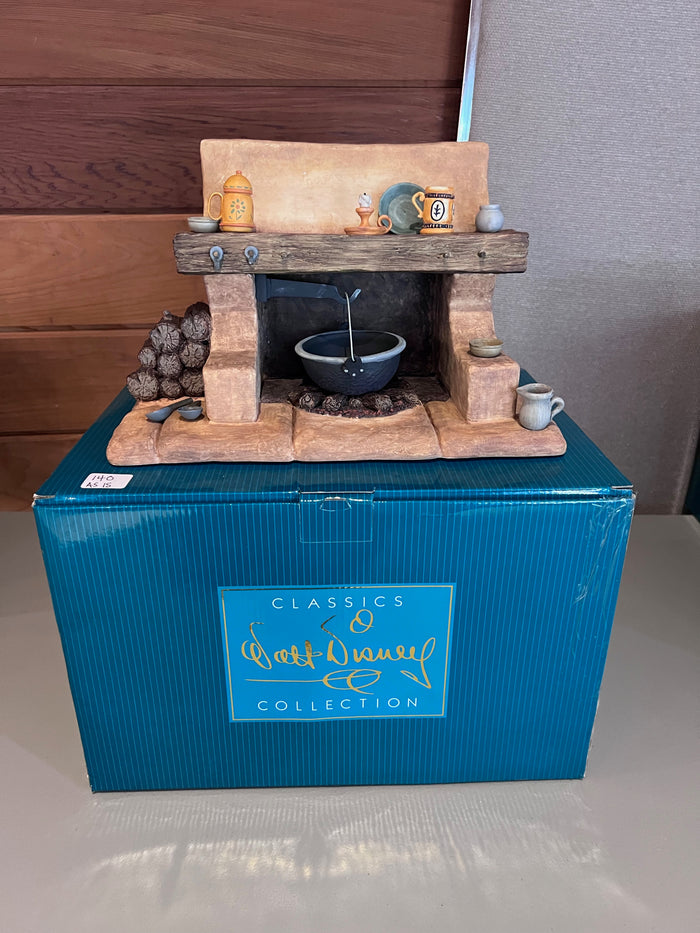 WDCC Walt Disney Classics Collection Snow White The Dwarfs' Hearth, *2 small spoons broke off- (*box and certificate)