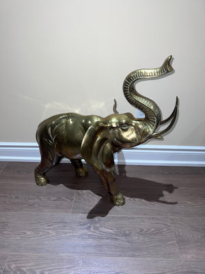Brass Elephant Statue