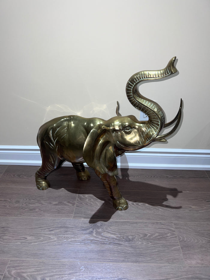 Brass Elephant Statue