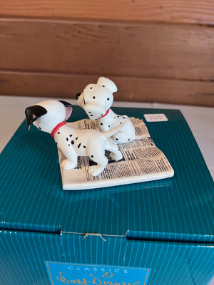 WDCC Walt Disney Classics Collection 101 Dalmatians "Go get him, Thunder!" (*box and certificate)