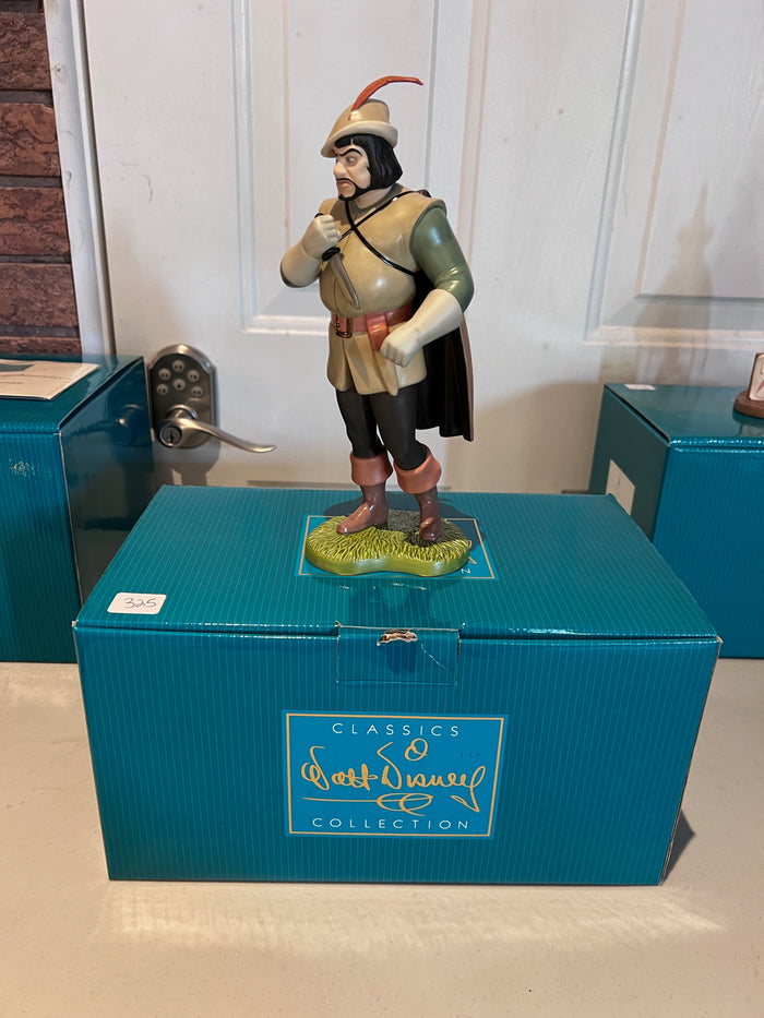 WDCC Walt Disney Classics Collection Snow White and the Seven Dwarfs Huntsman Deadly Intent (*box and certificate)