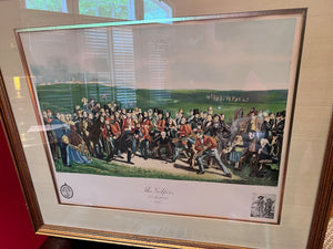 'The Golfers' St.Andrews 1847 Print, SIDNEY Z LUCAS Paris Etching Society