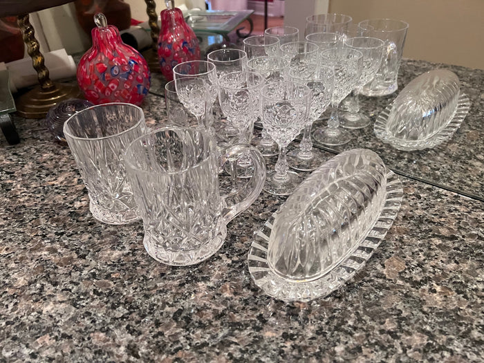 Glassware/Crystal Lot