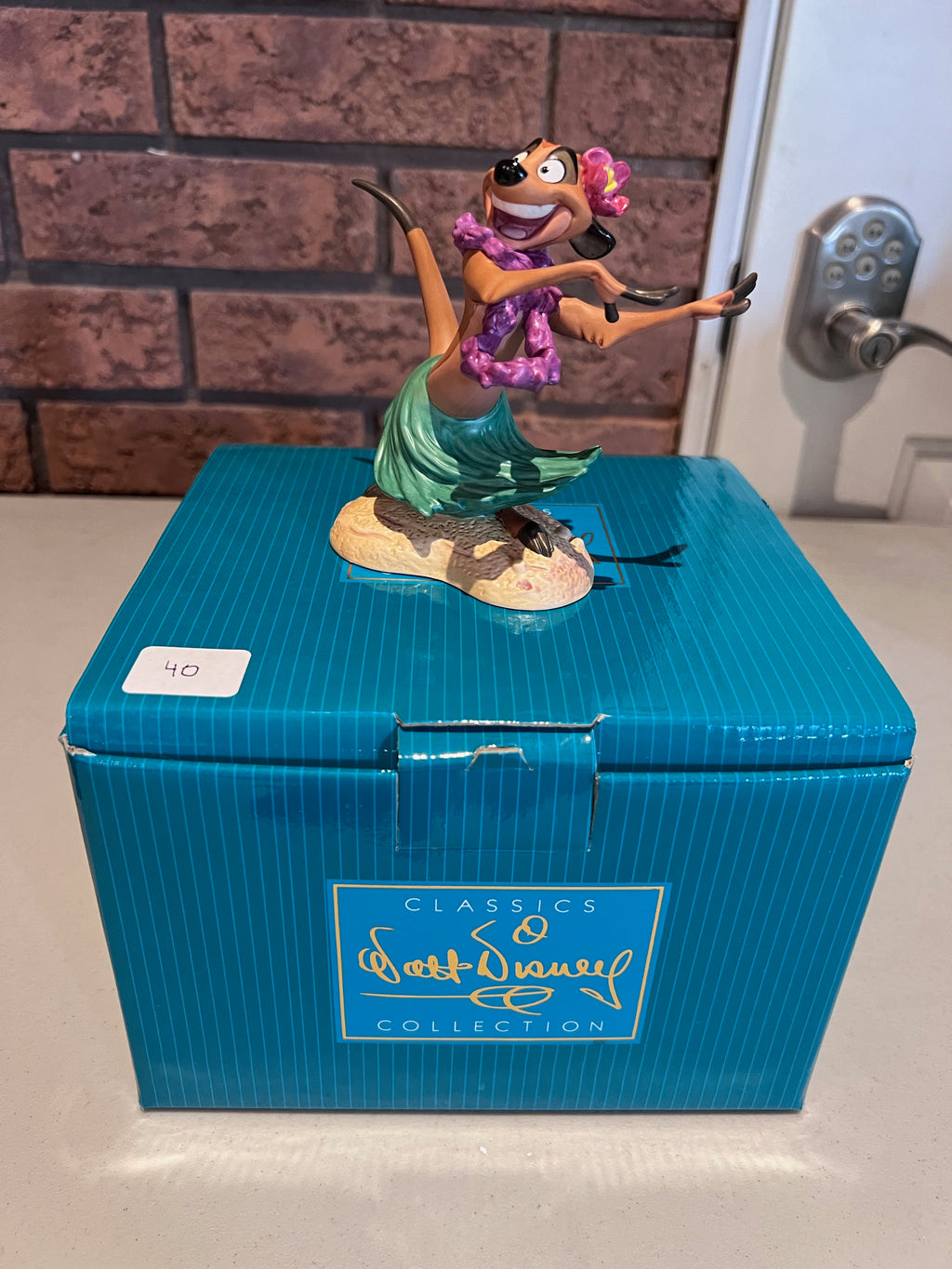 WDCC Walt Disney Classics Collection The Lion King Timon "Luau!" (*box and certificate)