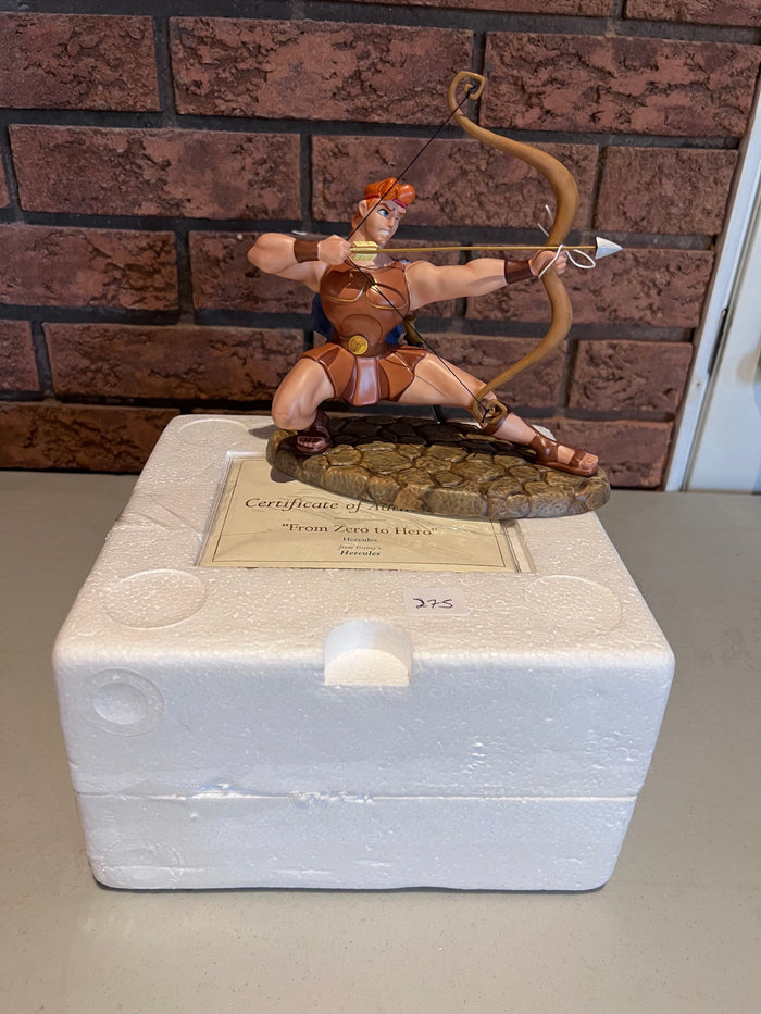 WDCC Walt Disney Classics Collection Hercules "From Zero to Hero" (*certificate only)