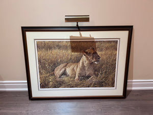 Limited Edition Signed Print "Lioness at Serengeti" by Robert Bateman