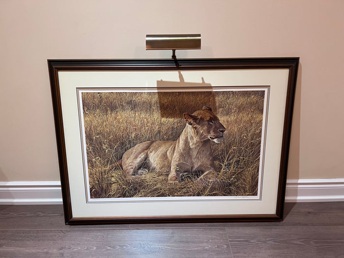Limited Edition Signed Print "Lioness at Serengeti" by Robert Bateman
