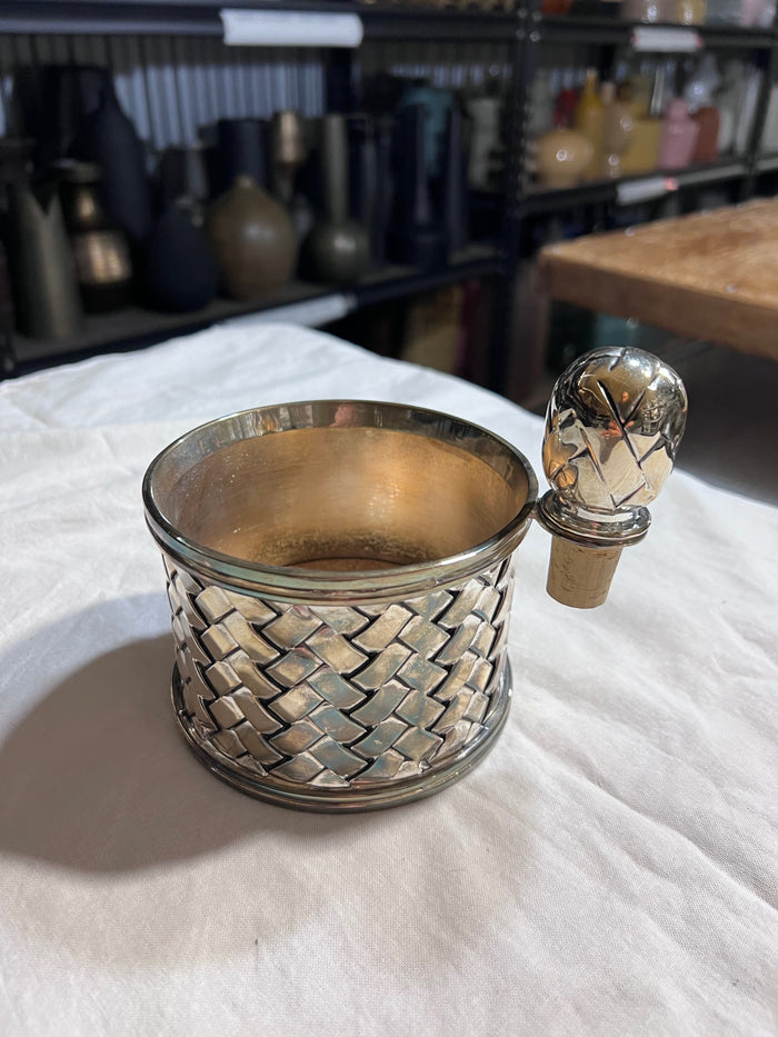 Vintage Godinger Wine Bottle Holder and Stopper