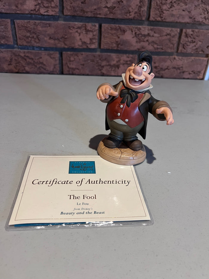WDCC Walt Disney Classics Collection Beauty and the Beast Le Fou "The Fool" (*certificate only)