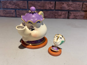 WDCC Walt Disney Classics Collection Beauty and the Beast Mrs. Potts and Chip "Good Night, Luv" (*no box, no certificate)