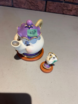 WDCC Walt Disney Classics Collection Beauty and the Beast Mrs. Potts and Chip "Good Night, Luv" (*no box, no certificate)