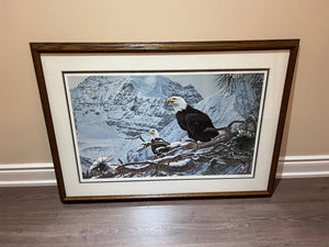 Limited Edition Signed Print "Eagles in the Pine" by Ron Parker