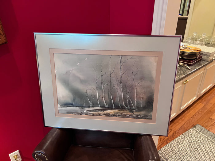 Original Watercolour 'Peasmarsh' by David C. Armstrong 1979