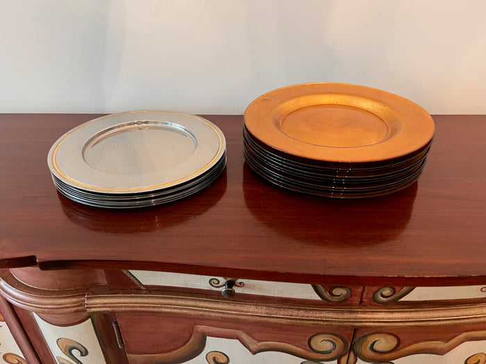 Charger Plates Lot (*retail $180)