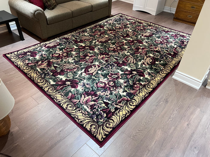 Floral Area Rug.