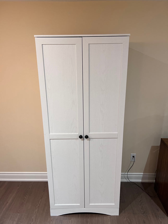 System Build 2-Door Wardrobe with Drawers, White (*retail $239)