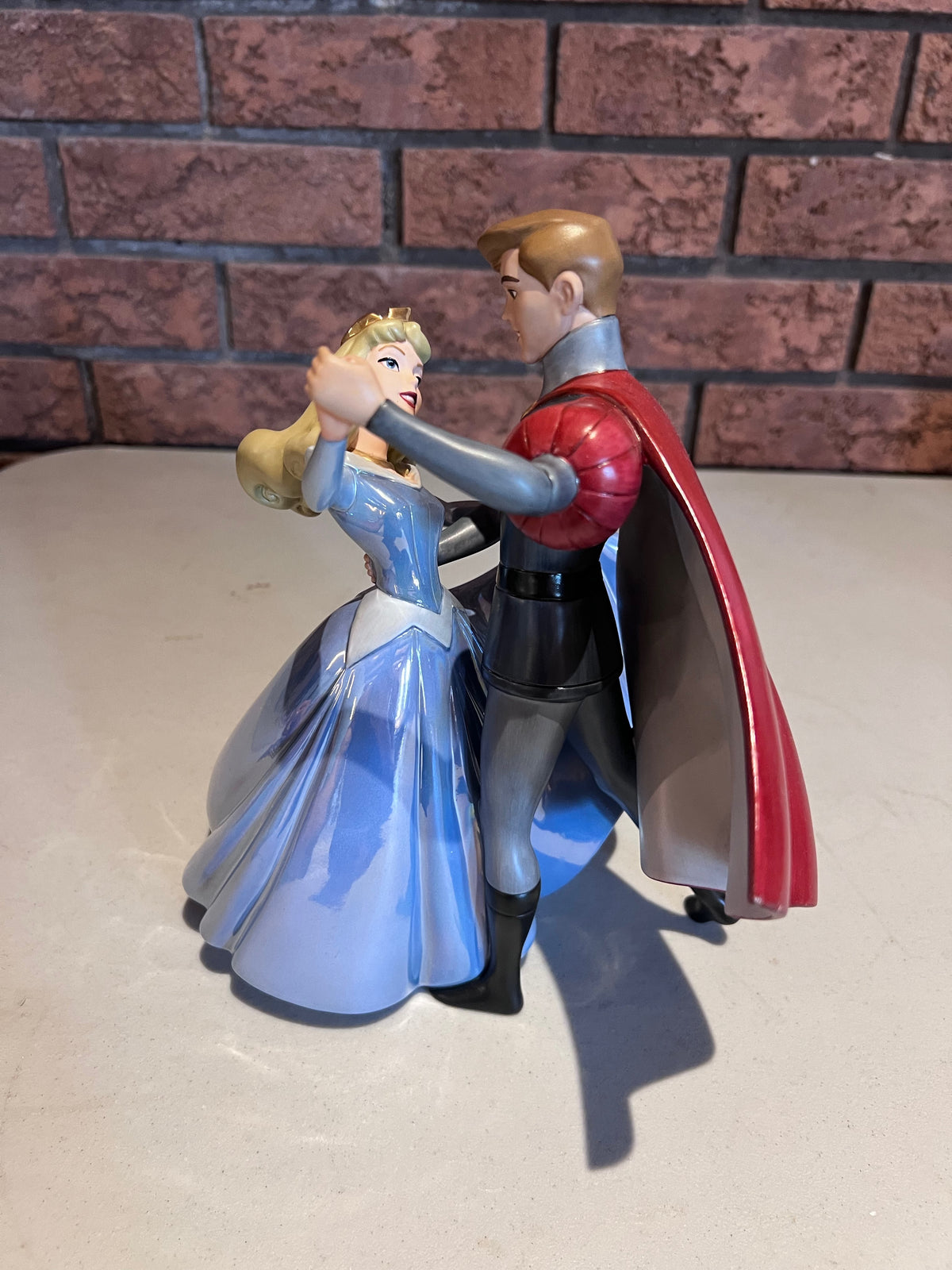 WDCC Walt Disney Classics Collection Sleeping Beauty Princess Aurora & Prince Phillip "A Dance in the Clouds" (*no box, no certificate)