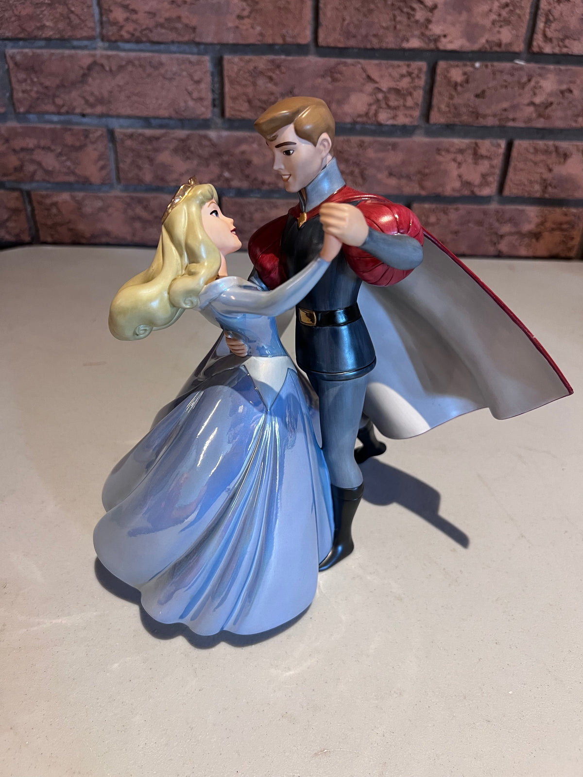WDCC Walt Disney Classics Collection Sleeping Beauty Princess Aurora & Prince Phillip "A Dance in the Clouds" (*no box, no certificate)