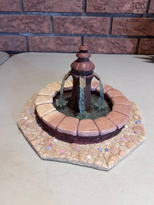WDCC Walt Disney Classics Collection Beauty and the Beast 10th Anniversary Fountain (*no box, no certificate)