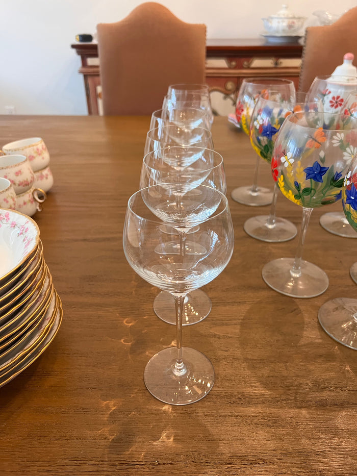 6 White Wine Glasses