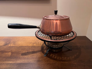 'Spring' Made in Switzerland Copper Fondue Pot