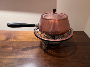 'Spring' Made in Switzerland Copper Fondue Pot