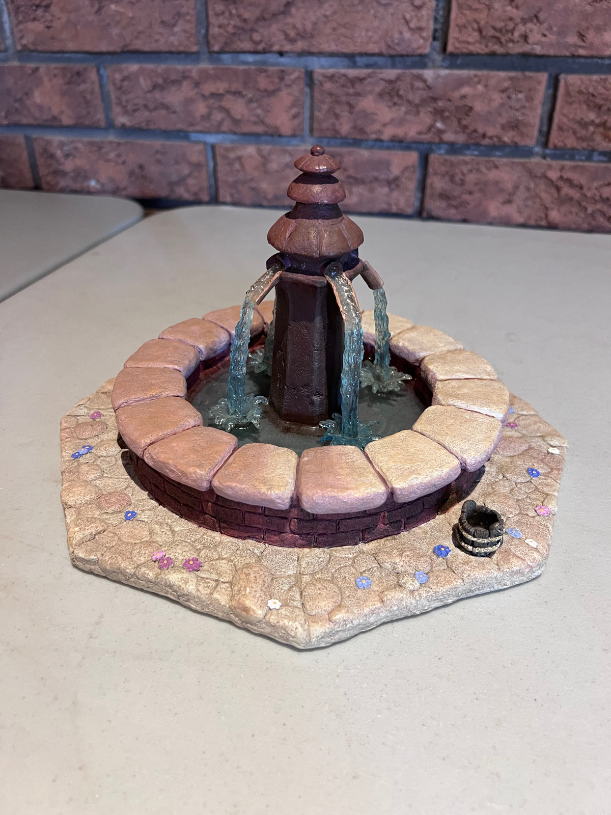 WDCC Walt Disney Classics Collection Beauty and the Beast 10th Anniversary Fountain (*no box, no certificate)