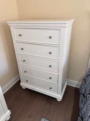 Standard Furniture Highboy Dresser, White