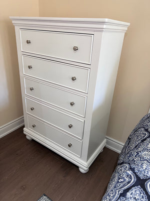 Standard Furniture Highboy Dresser, White