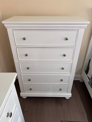 Standard Furniture Highboy Dresser, White