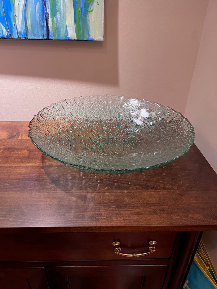 Large Glass Centre Bowl