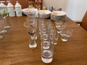 LOT-  Kosta Boda Glassware + 6 Carlsberg Red Beer Glasses
