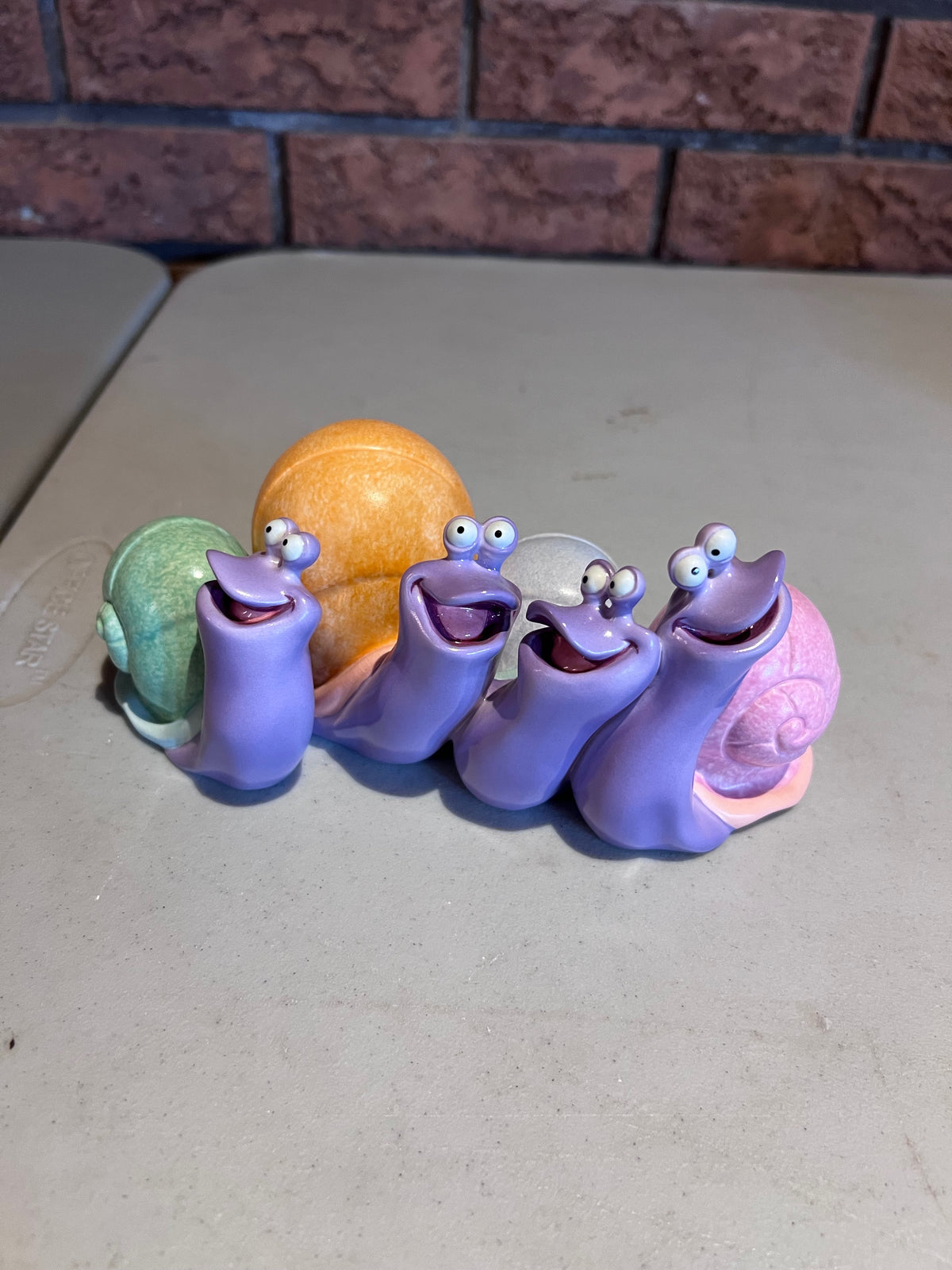 WDCC Walt Disney Classics Collection The Little Mermaid Snails "Sing Along Snails" (*no box, no certificate)