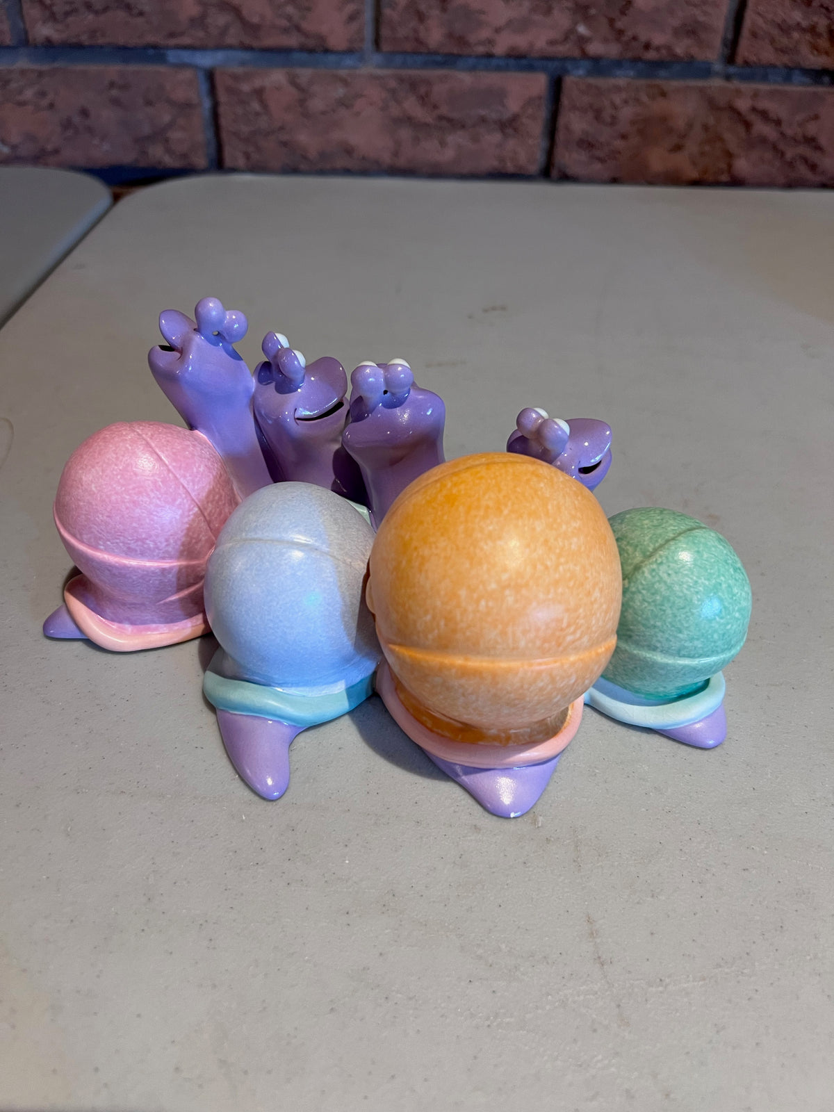 WDCC Walt Disney Classics Collection The Little Mermaid Snails "Sing Along Snails" (*no box, no certificate)