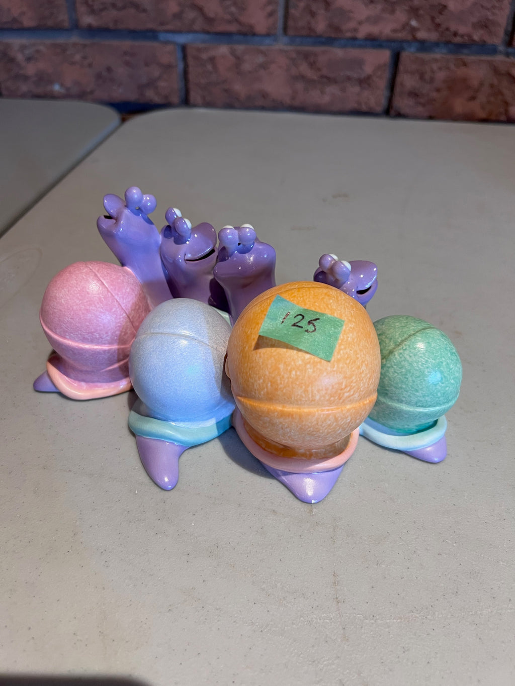 WDCC Walt Disney Classics Collection The Little Mermaid Snails "Sing Along Snails" (*no box, no certificate)