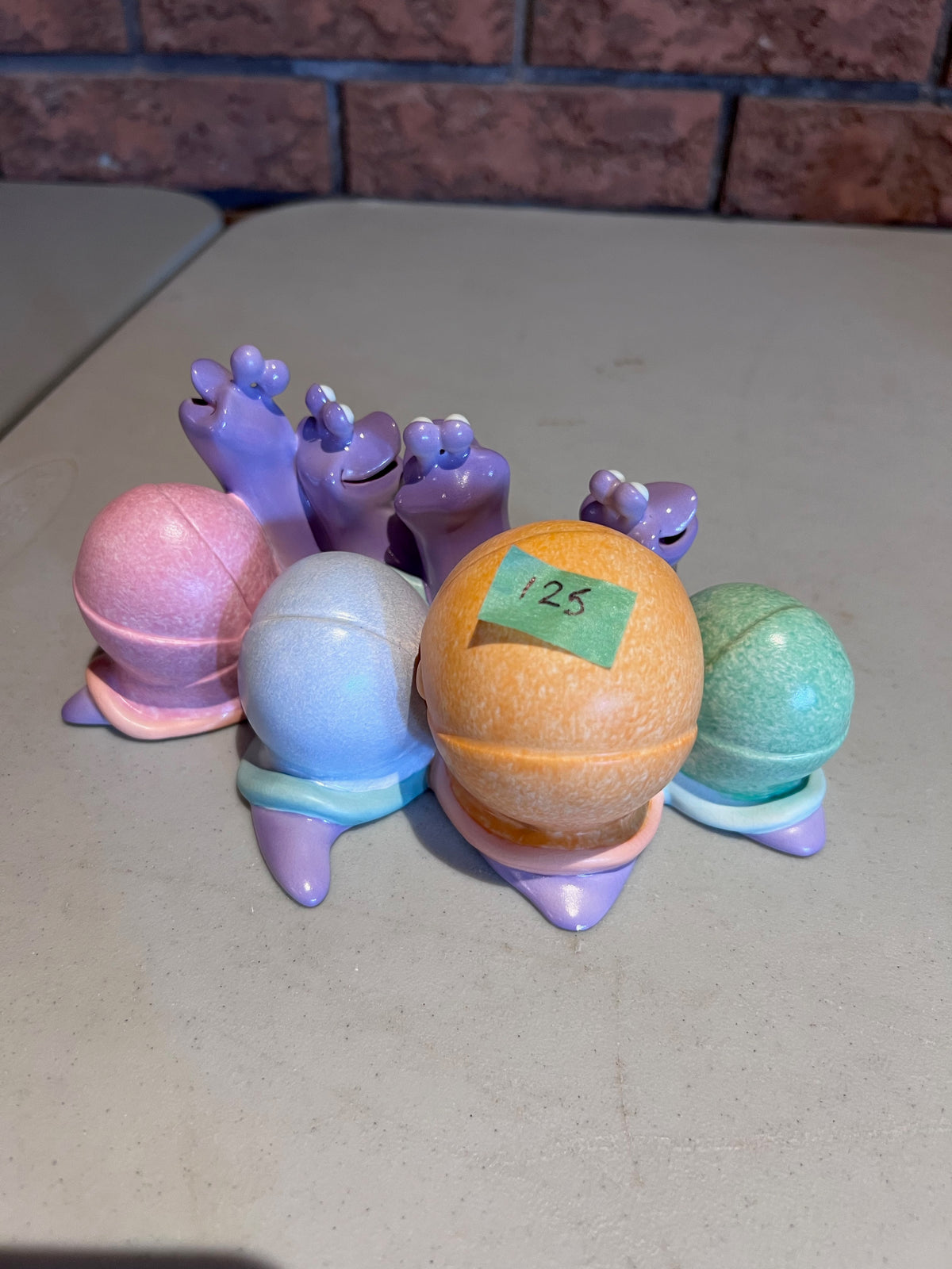 WDCC Walt Disney Classics Collection The Little Mermaid Snails "Sing Along Snails" (*no box, no certificate)