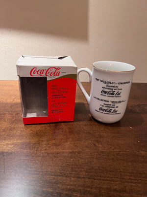 The Coca-Cola Collection trimmed in 22 Karat Gold Mug in Box