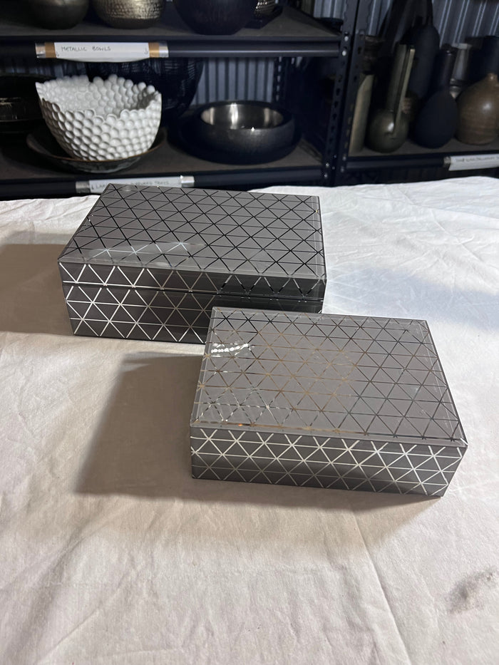2 Colin + Justin Mirrored Boxes