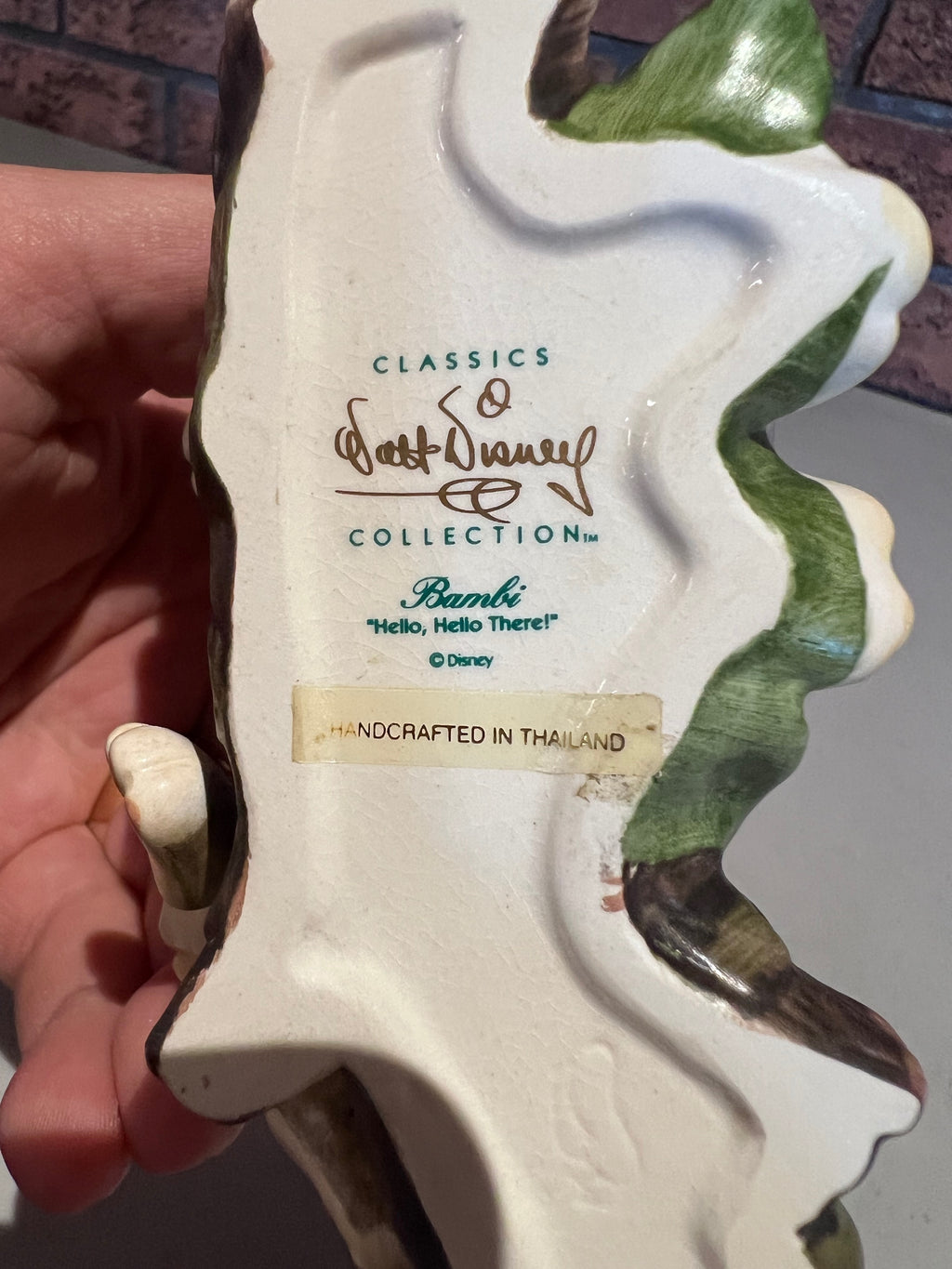 WDCC Walt Disney Classics Collection Bambi "Hello, Hello There!" (*no box, no certificate)